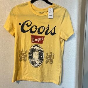 Distressed Coors Banquet tee